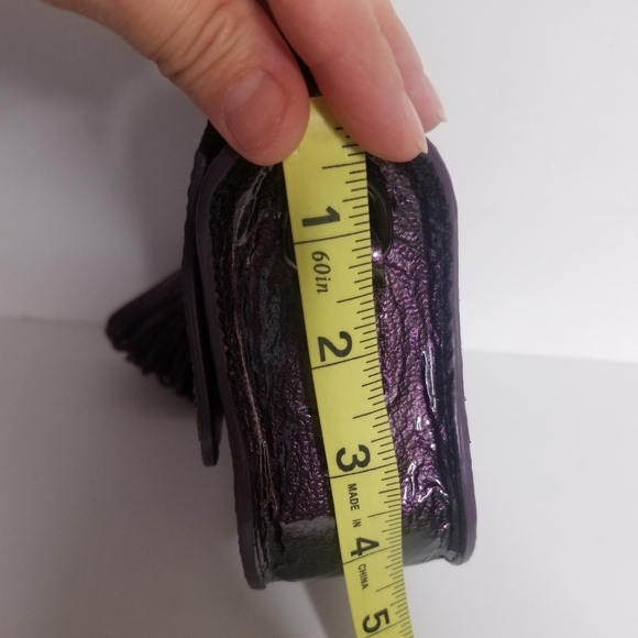 THALE BLANC AUDREY MICRO Metallic Purple Bag - Picture 9 of 16